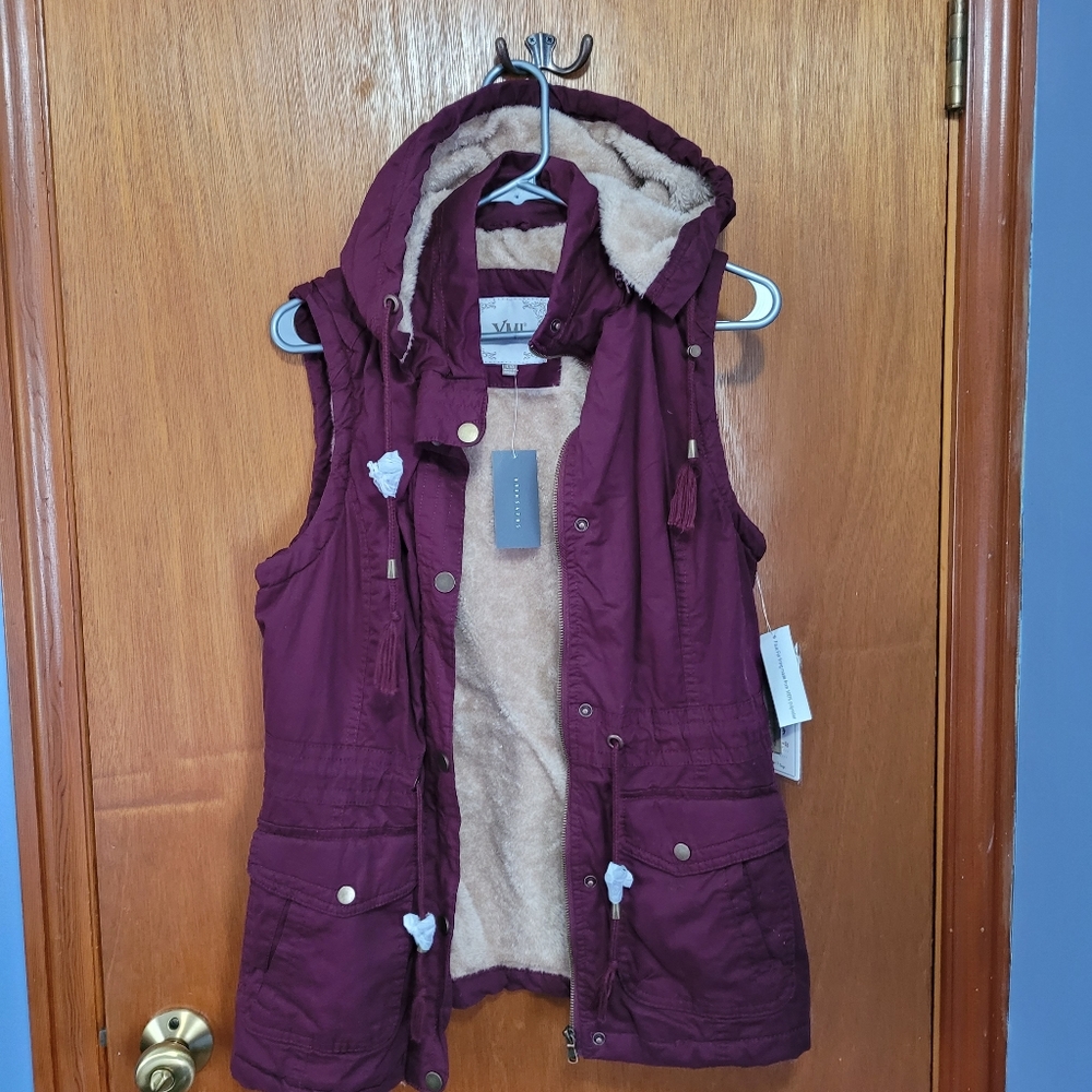 YMI Burgandy Vest